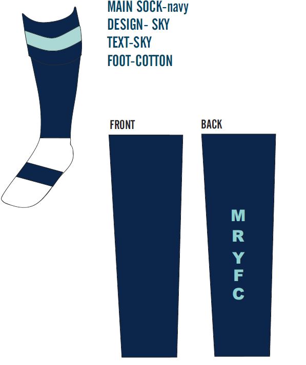 MINCHINHAMPTON RANGERS YFC SOCKS UK7-11