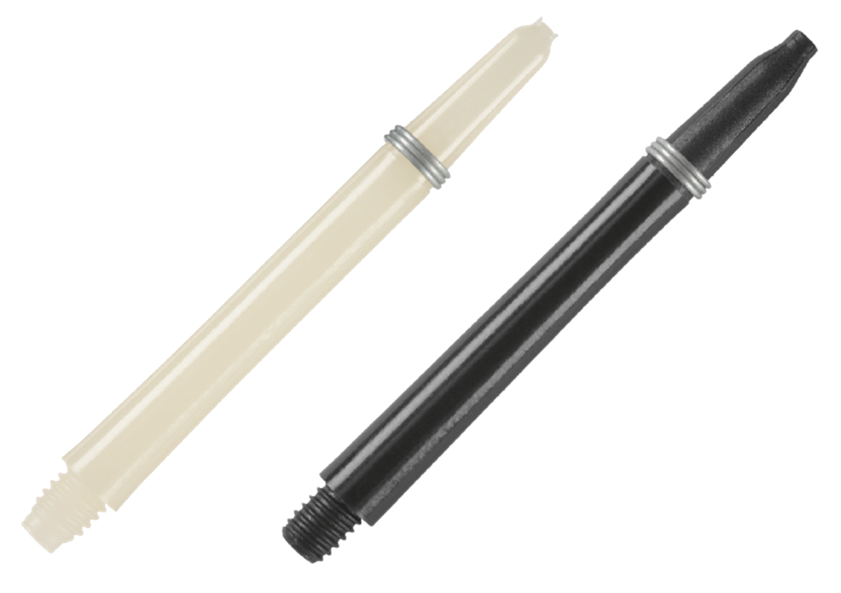 Nylon shafts med klemmering i sort fra Harrows Nylon shafts med klemmering i sort fra Harrows