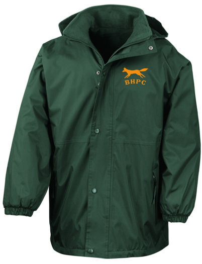 BERKELEY HUNT PONY CLUB SENIOR STORMDRI JACKET - BOTTLE GREEN