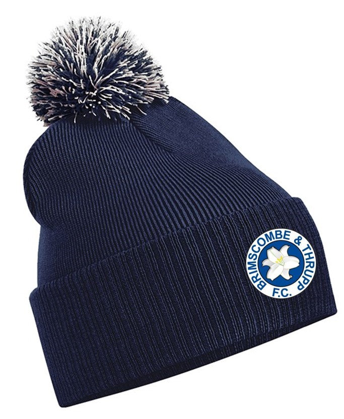 BRIMSCOMBE & THRUPP FC SNOWSTAR BOBBLE HAT