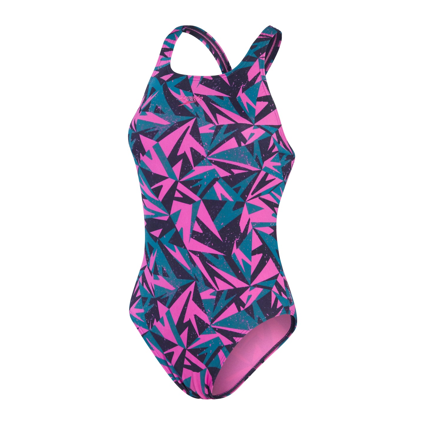 SPEEDO WOMENS HYPERBOOM ALLOVER MEDALIST SWIMSUIT
