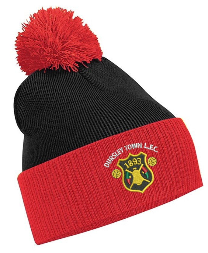 DURSLEY TOWN LFC TWO-TONE BOBBLE HAT