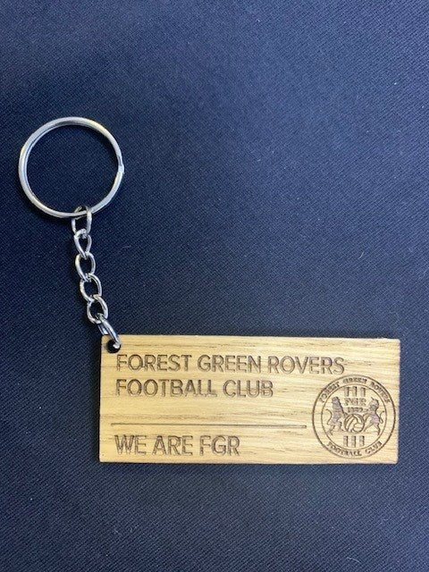 FOREST GREEN ROVERS BAMBOO STREET KEYRING