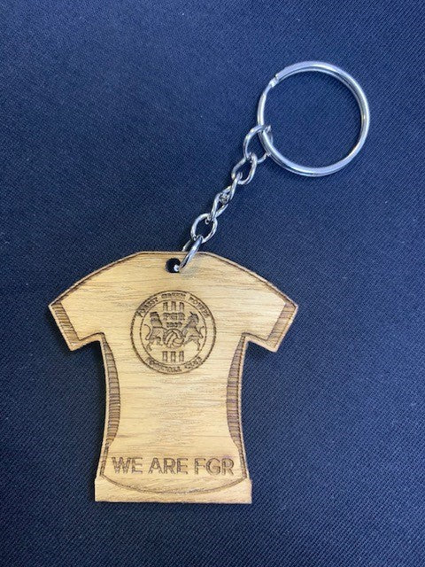 FOREST GREEN ROVERS BAMBOO SHIRT KEYRING