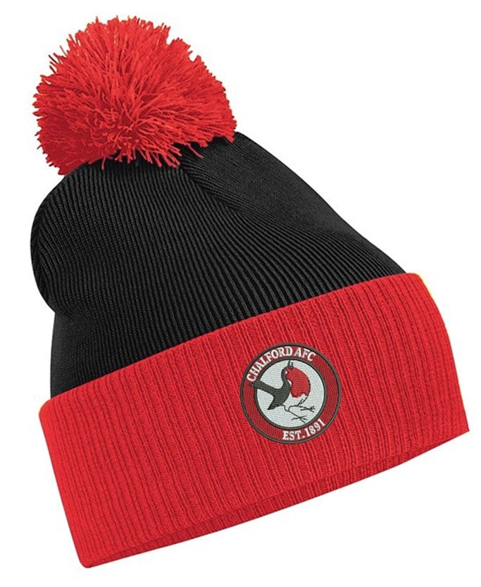 CHALFORD AFC TWO-TONE BOBBLE HAT