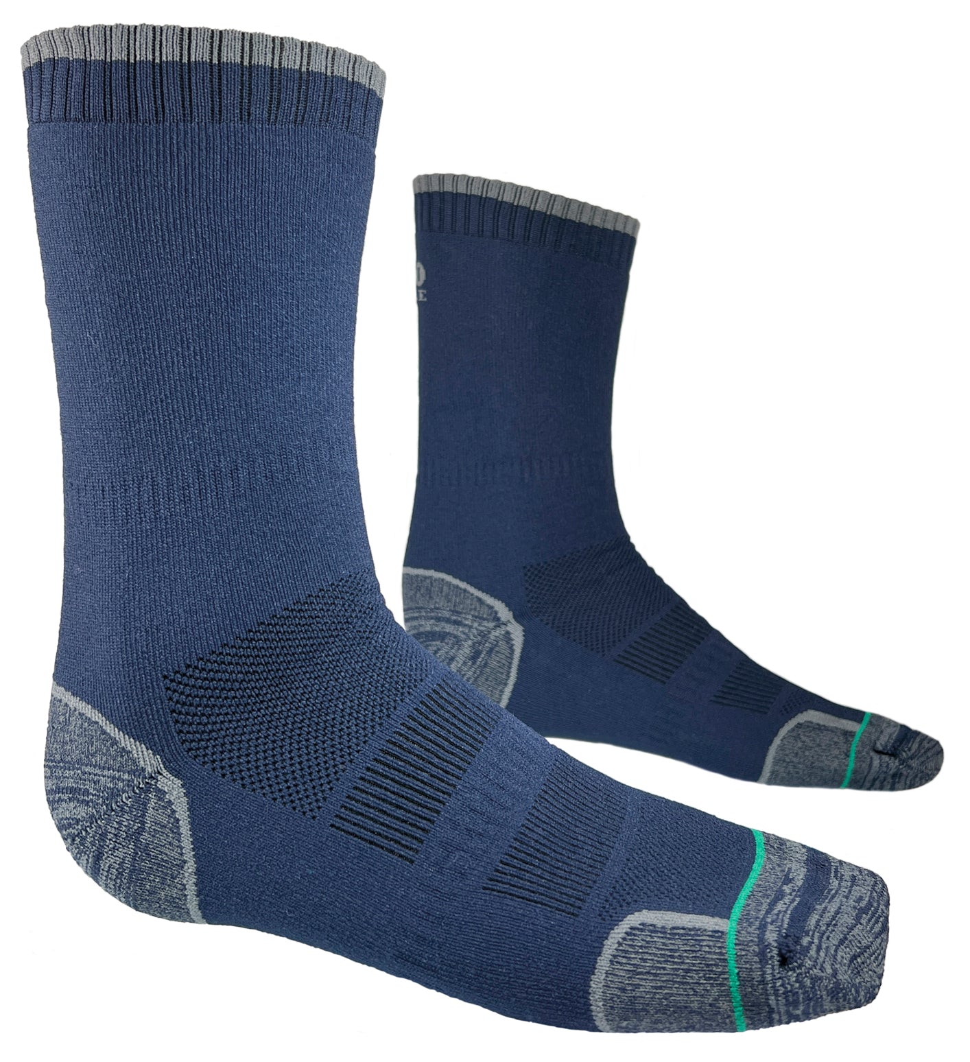 1000 MILE MENS WALKING REPREVE SOCKS TWIN PACK