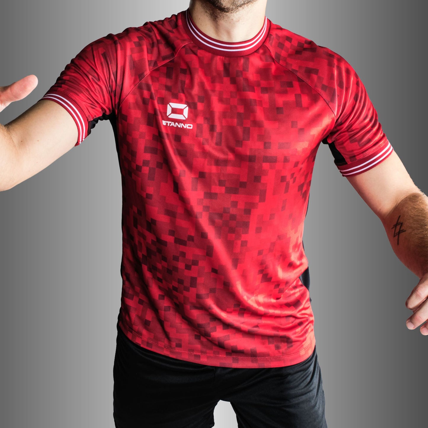 CLANFIELD FC PIXEL HOME SHIRT S/S JNR