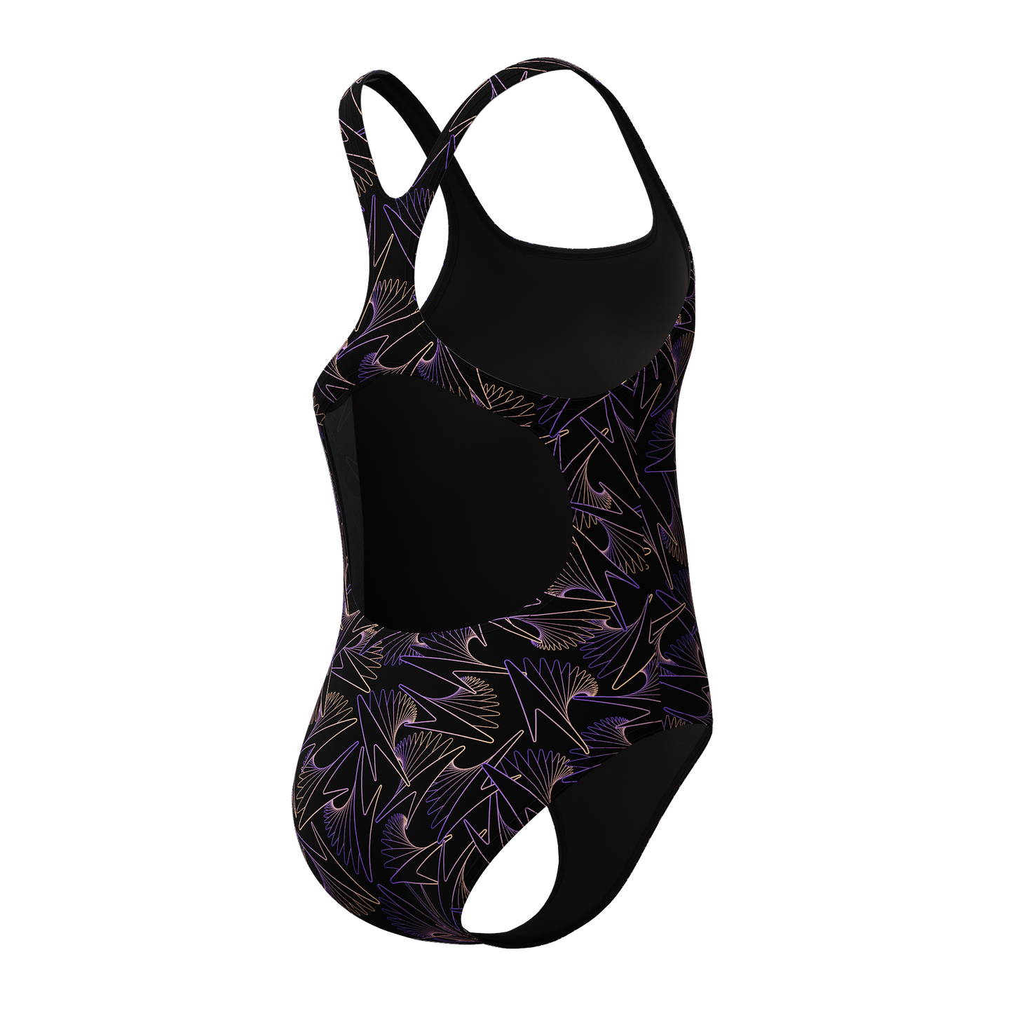 SPEEDO GIRLS HYPERBOOM MEDALIST ALLOVER PRINT SWIMSUIT