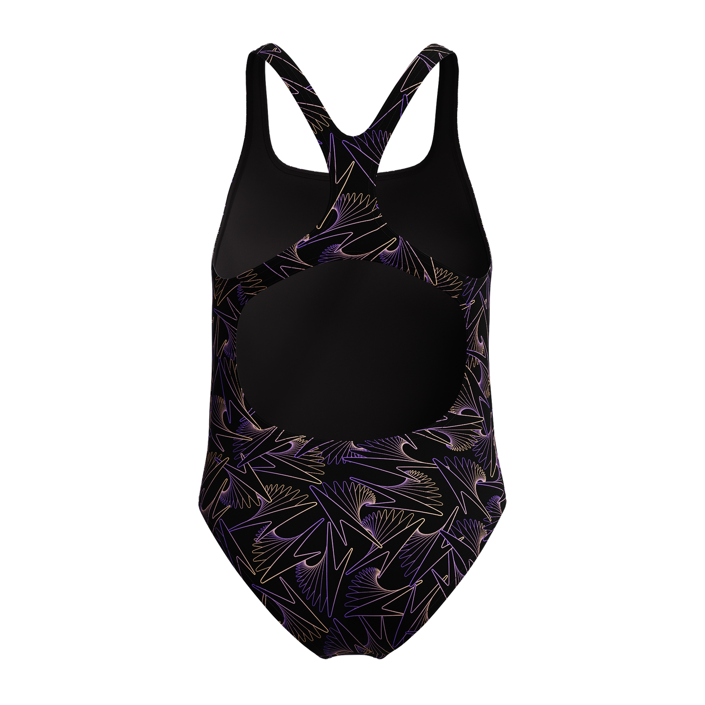 SPEEDO GIRLS HYPERBOOM MEDALIST ALLOVER PRINT SWIMSUIT