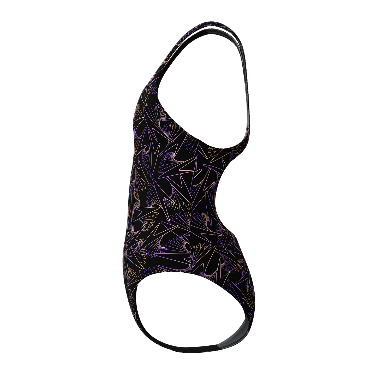 SPEEDO GIRLS HYPERBOOM MEDALIST ALLOVER PRINT SWIMSUIT