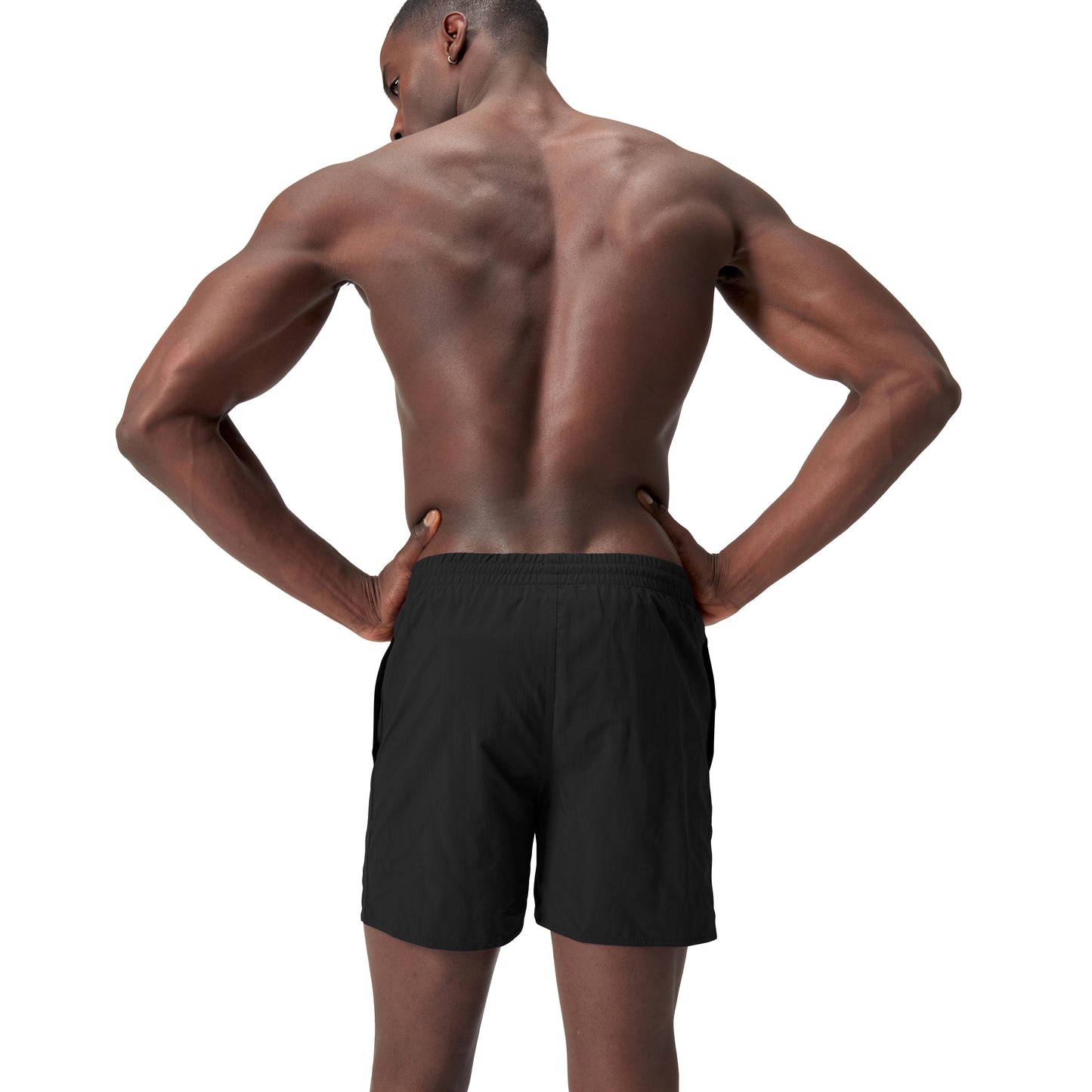 SPEEDO MENS ESSENTIAL 16" WATERSHORTS - BLACK