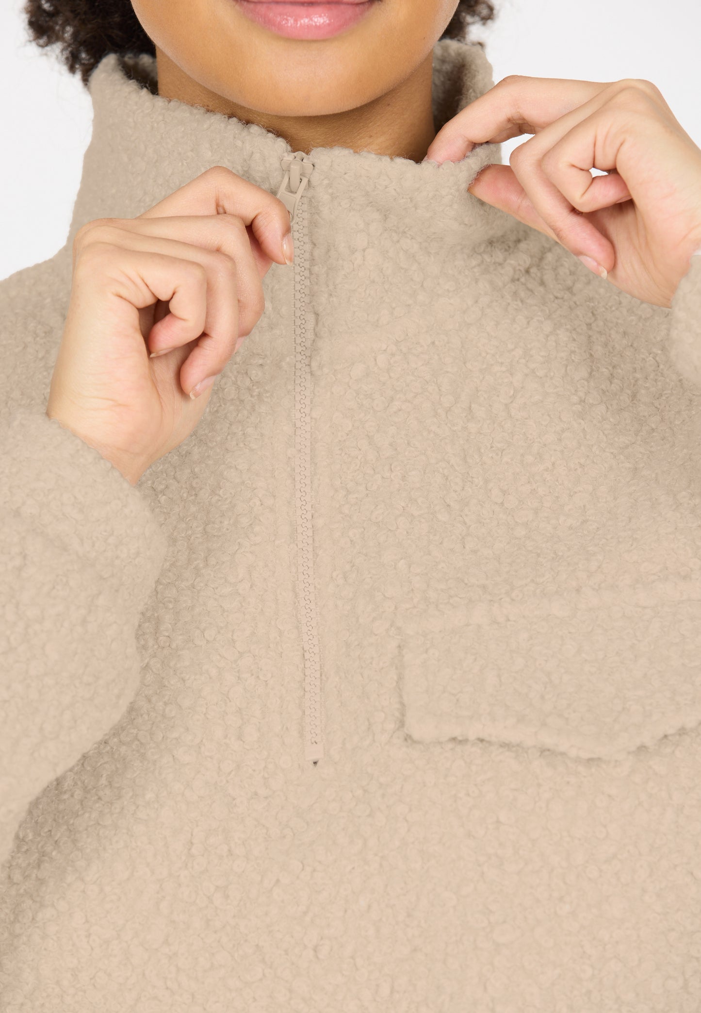 ATHLECIA FLORRIE SHERPA HALF ZIP