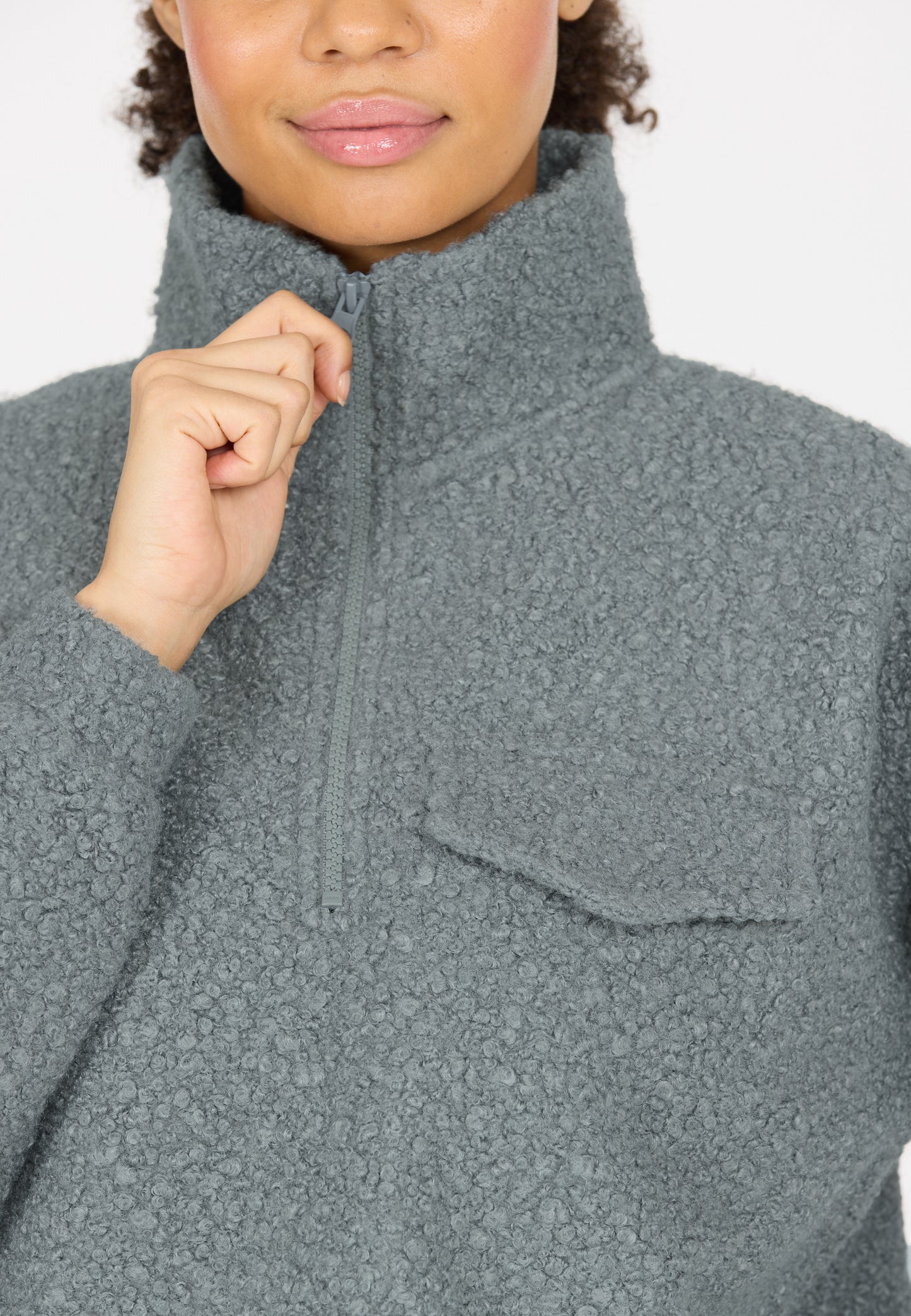 ATHLECIA FLORRIE SHERPA HALF ZIP