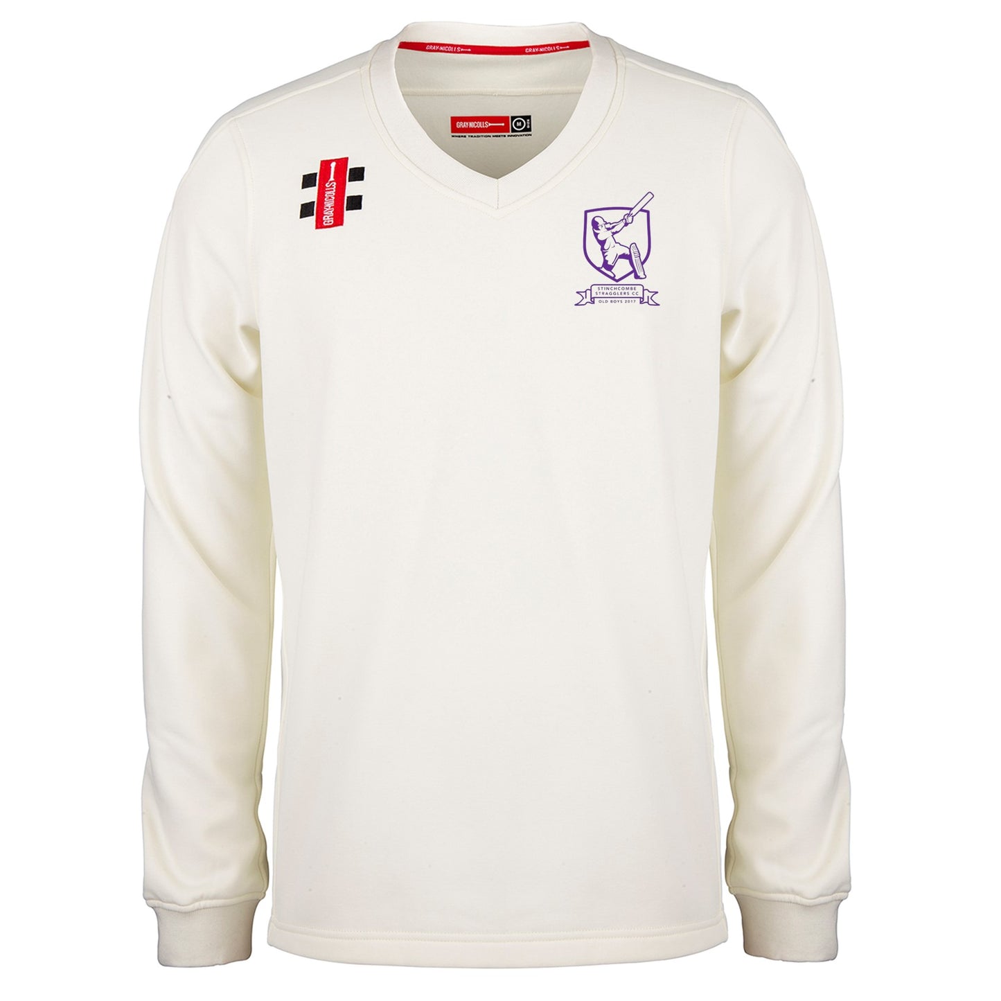 GRAY-NICOLLS STINCHCOMBE STRAGGLERS CC SENIOR PRO PERFORMANCE SWEATER