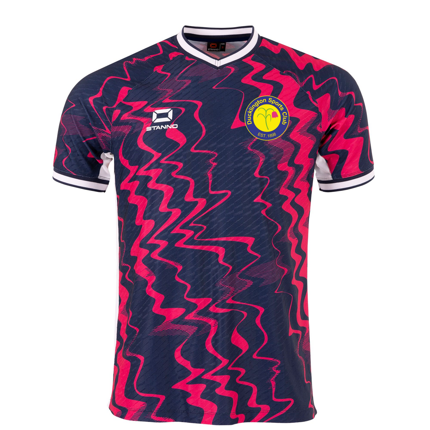 STANNO DUCKLINGTON SPORTS CLUB SENIOR WAVE AWAY SHIRT S/S OPTION 2