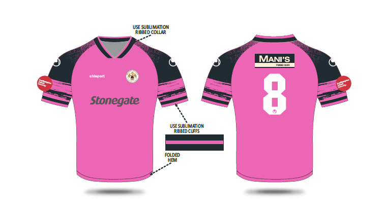 WESSEX ATHLETIC FUTSAL CLUB SUBLIMATED SHIRT OPTION 3 - JNR