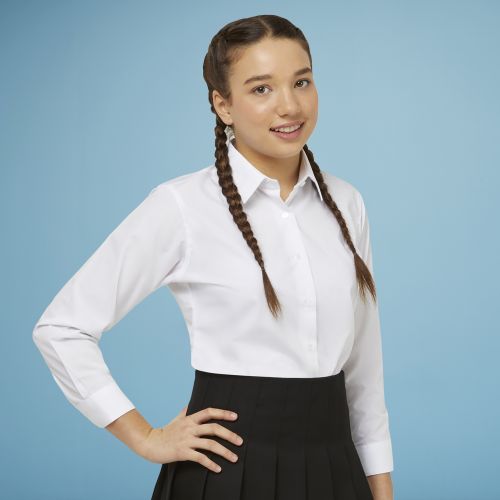 TRUTEX TWIN PACK BLOUSE L/S - 24" - 34" CHEST