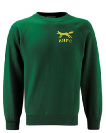 BERKELEY HUNT PONY CLUB SENIOR SWEATSHIRT - BOTTLE GREEN