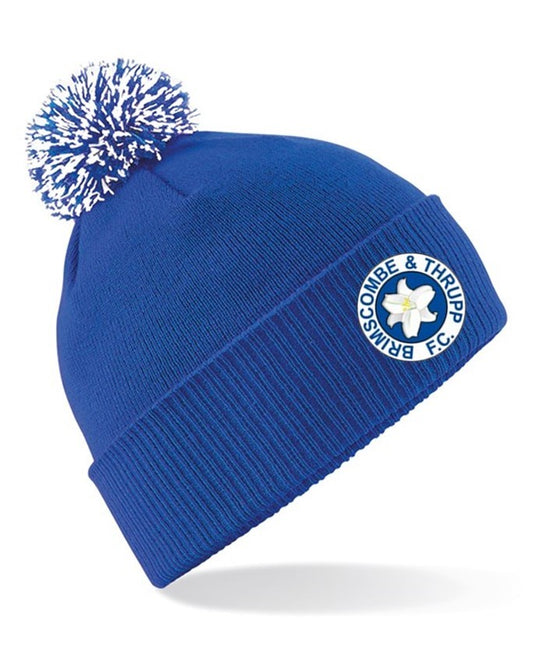 BRIMSCOMBE & THRUPP FC SNOWSTAR BOBBLE HAT