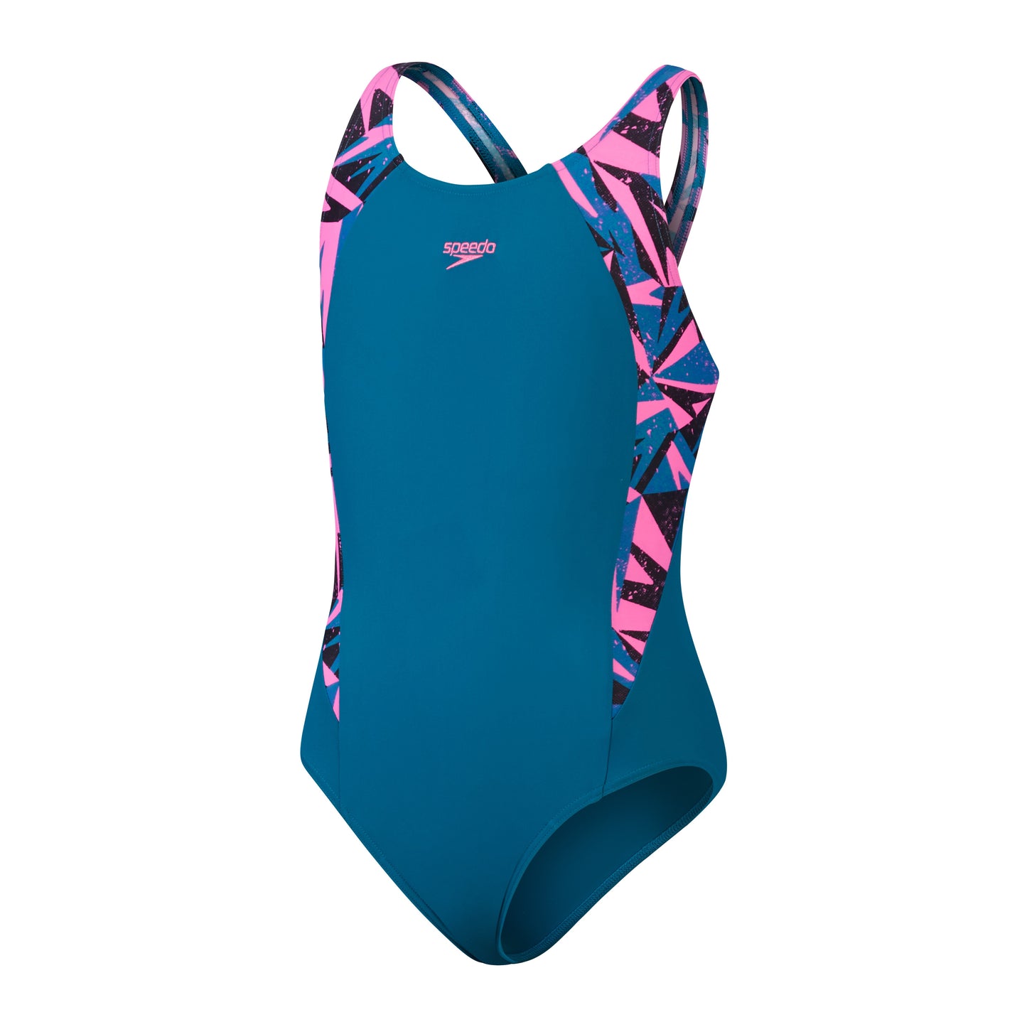 SPEEDO GIRLS HYPERBOOM SPLICE MUSCLEBACK SWIMSUIT