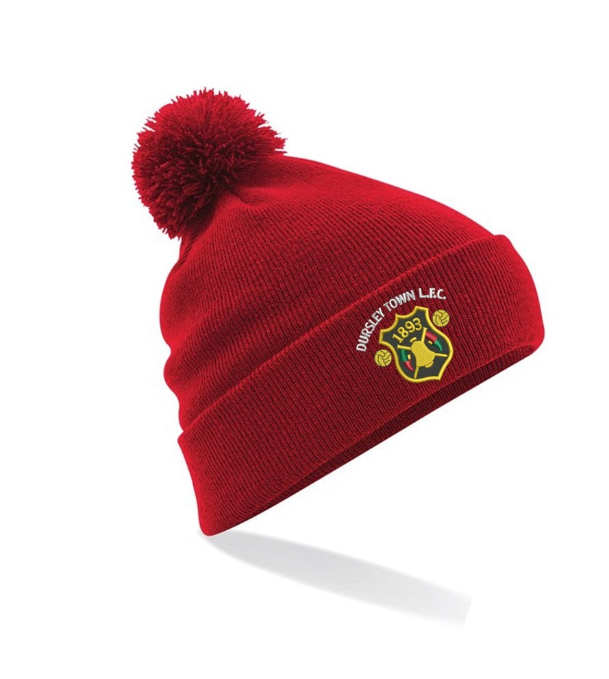 DURSLEY TOWN LFC ORIGINAL POM BOBBLE HAT