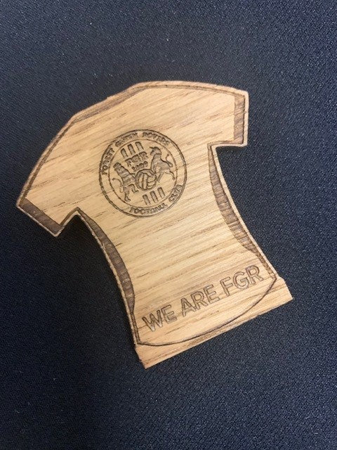 FOREST GREEN ROVERS BAMBOO FRIDGE MAGNET