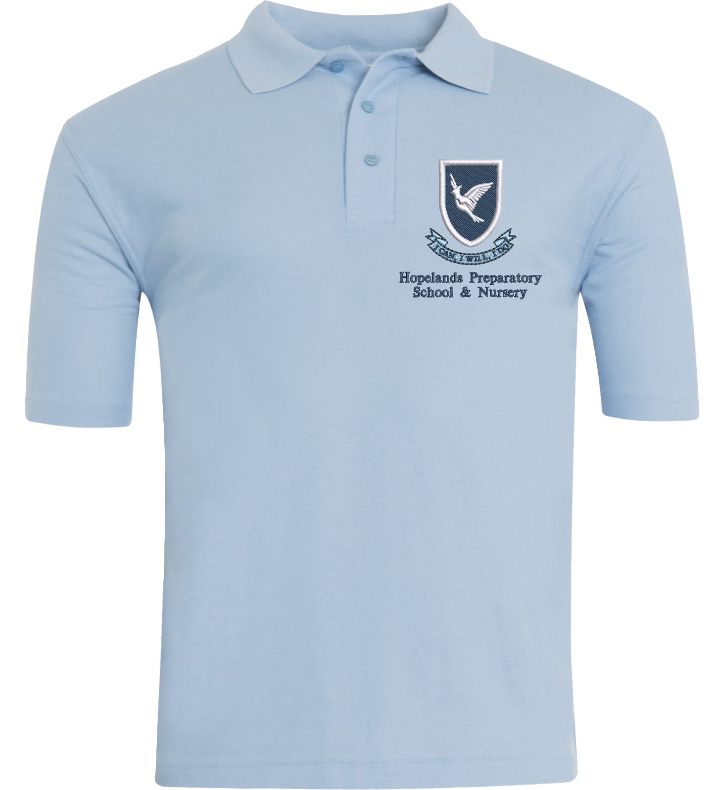 HOPELANDS BOYS POLO - SKY