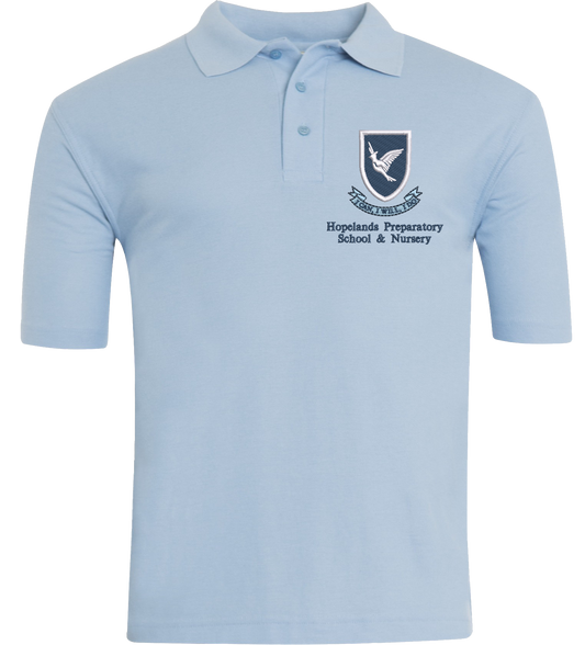 HOPELANDS BOYS POLO - SKY