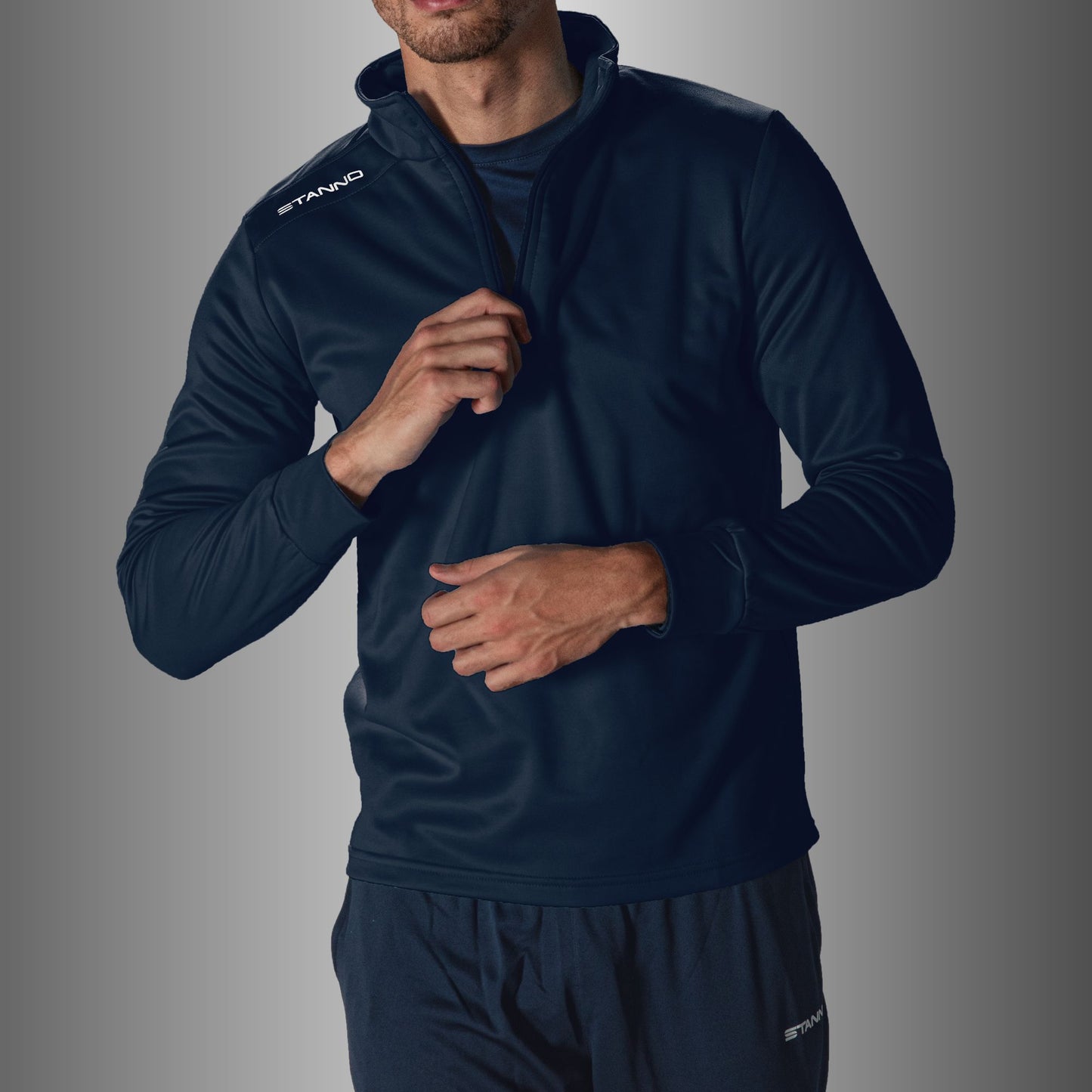 CLANFIELD FC FIELD PLAYERS HALF ZIP JNR