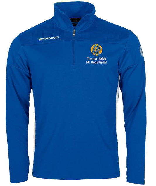 TK TEACHERS PRIDE UNISEX 1/4 ZIP TOP - ROYAL OR NAVY