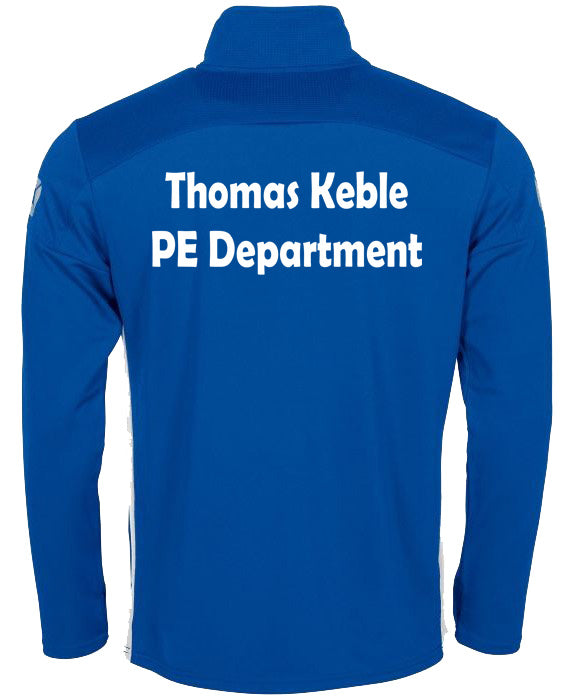 TK TEACHERS PRIDE UNISEX 1/4 ZIP TOP - ROYAL OR NAVY