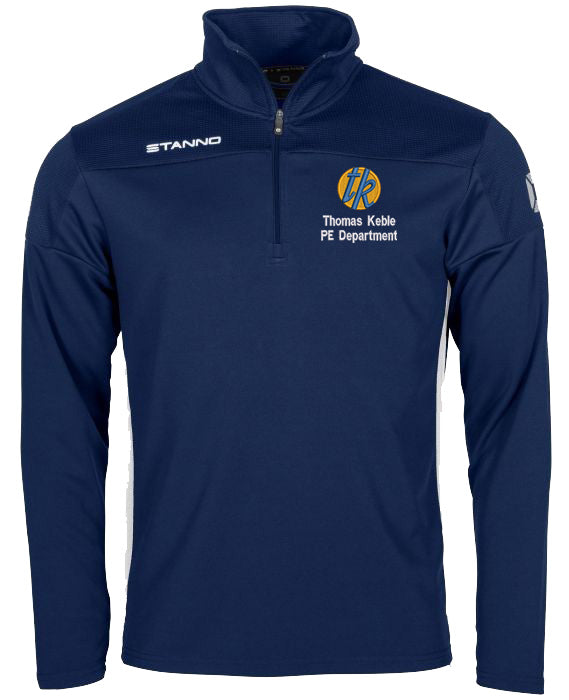 TK TEACHERS PRIDE UNISEX 1/4 ZIP TOP - ROYAL OR NAVY