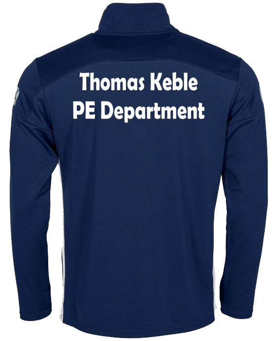TK TEACHERS PRIDE UNISEX 1/4 ZIP TOP - ROYAL OR NAVY