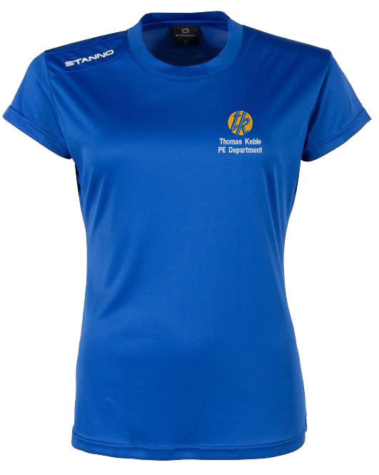TK TEACHERS FIELD LADIES T-SHIRT-ROYAL OR NAVY