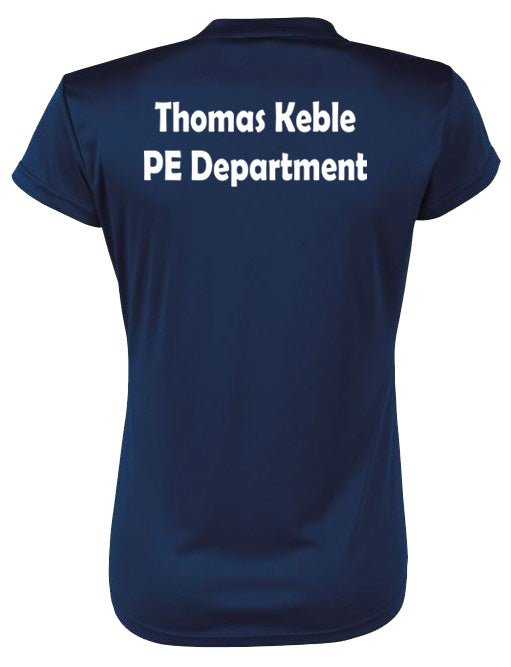 TK TEACHERS FIELD LADIES T-SHIRT-ROYAL OR NAVY