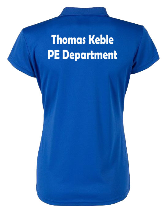 TK TEACHERS FIELD LADIES POLO SHIRT-ROYAL OR NAVY