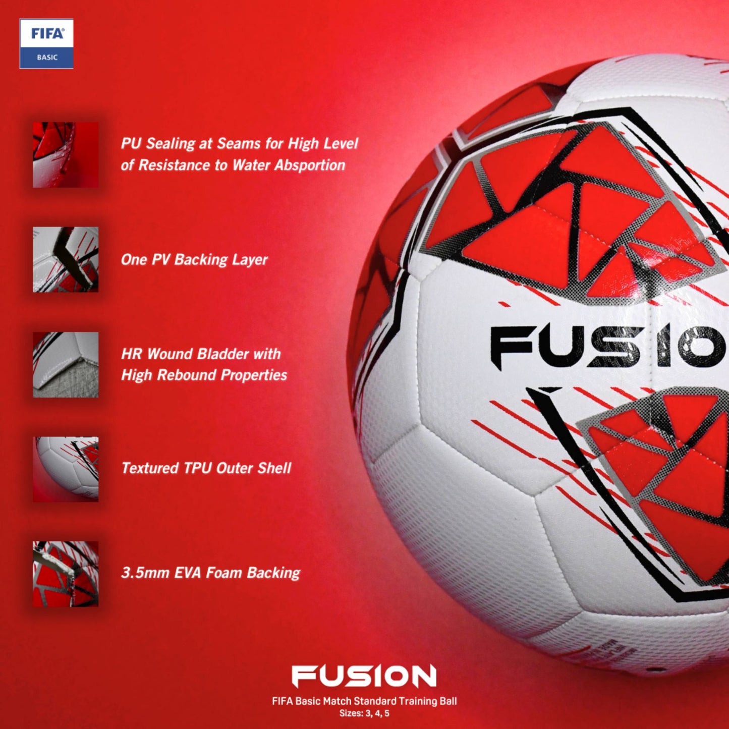 PRECISION FUSION FIFA BASIC TRAINING BALL