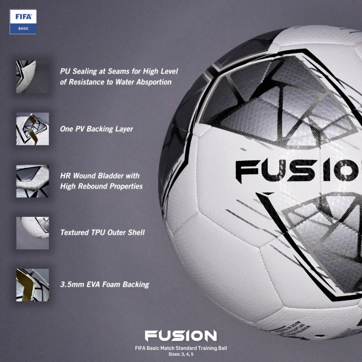 PRECISION FUSION FIFA BASIC TRAINING BALL