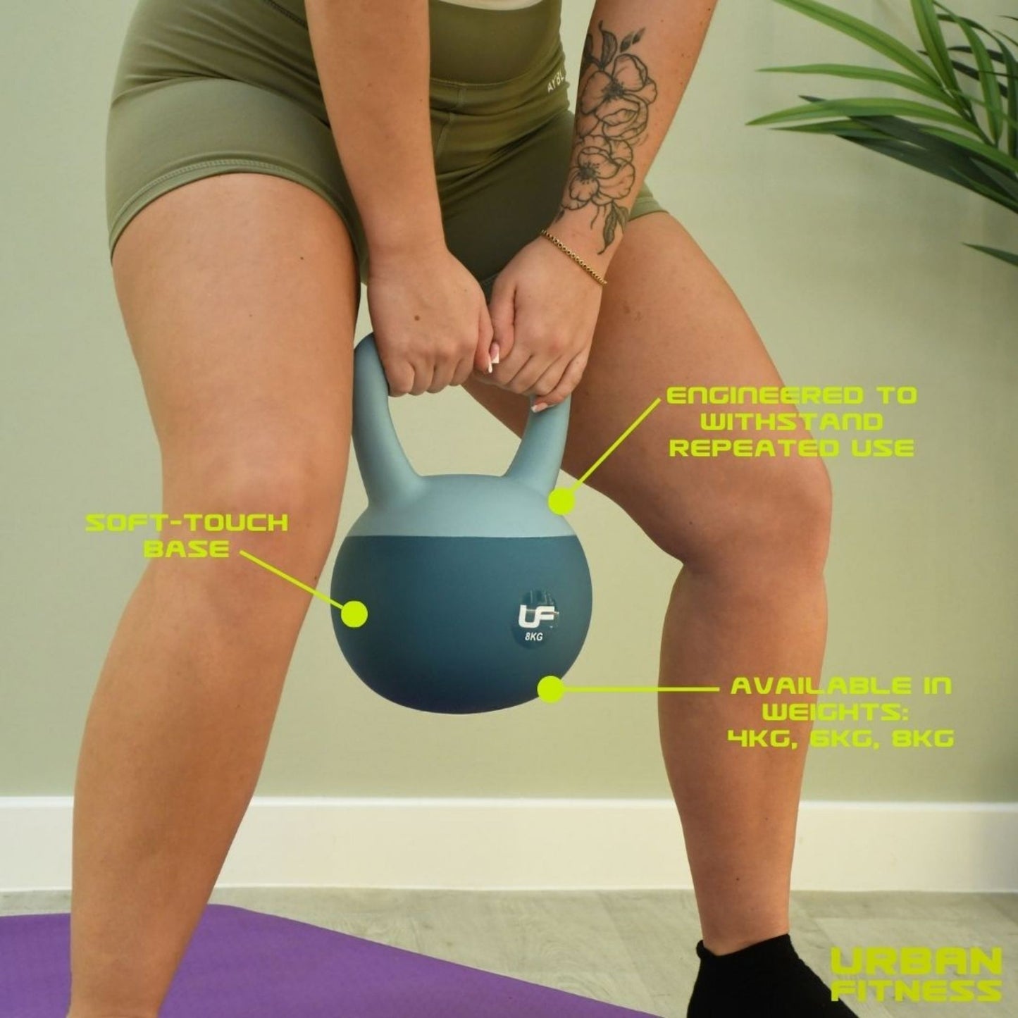 URBAN FITNESS DUAL SOFT KETTLEBELL 4KG