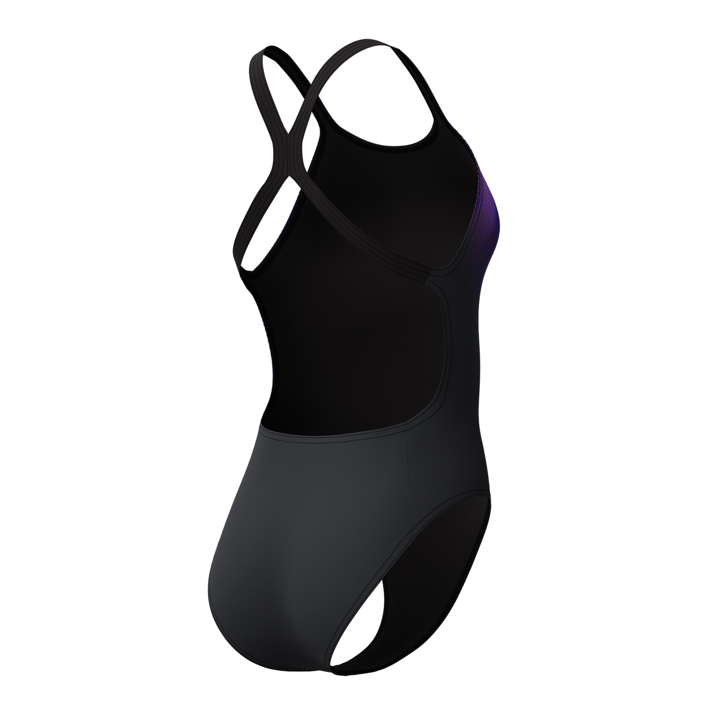 SPEEDO WOMENS CLUB TRAINING PRINTED POWERBACK SWIMSUIT