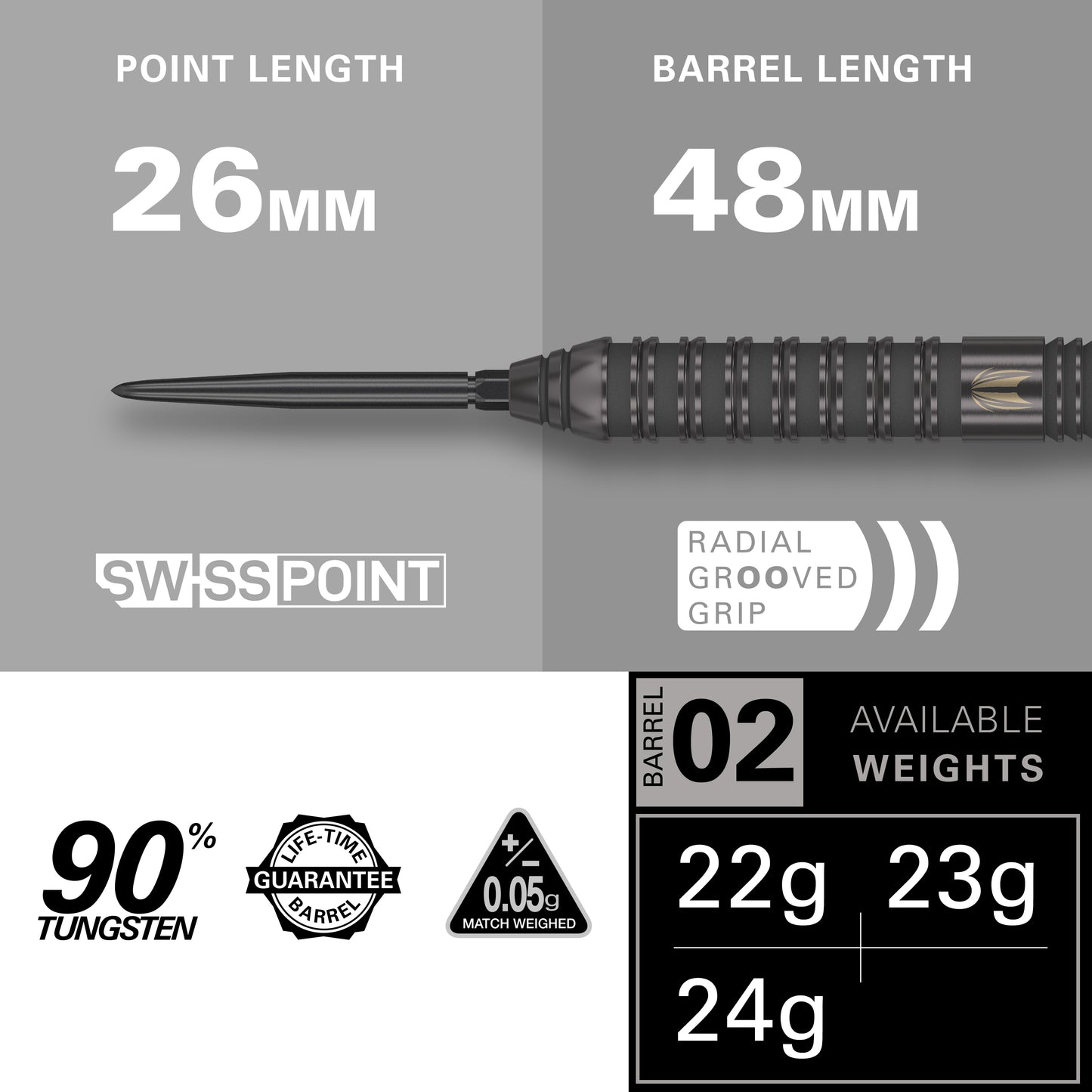 TARGET BOLIDE VOID 02 90% DARTS