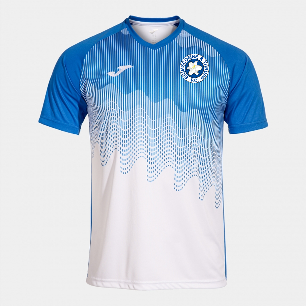 BRIMSCOMBE & THRUPP FC TIGER VI HOME SHIRT JNR