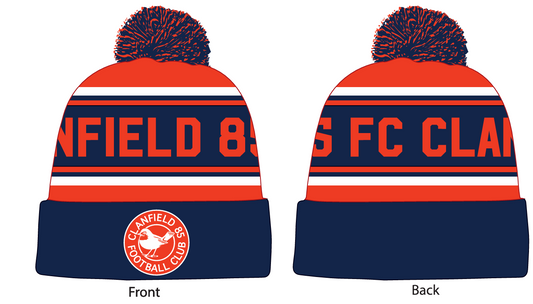 CLANFIELD FC BESPOKE BOBBLE HAT