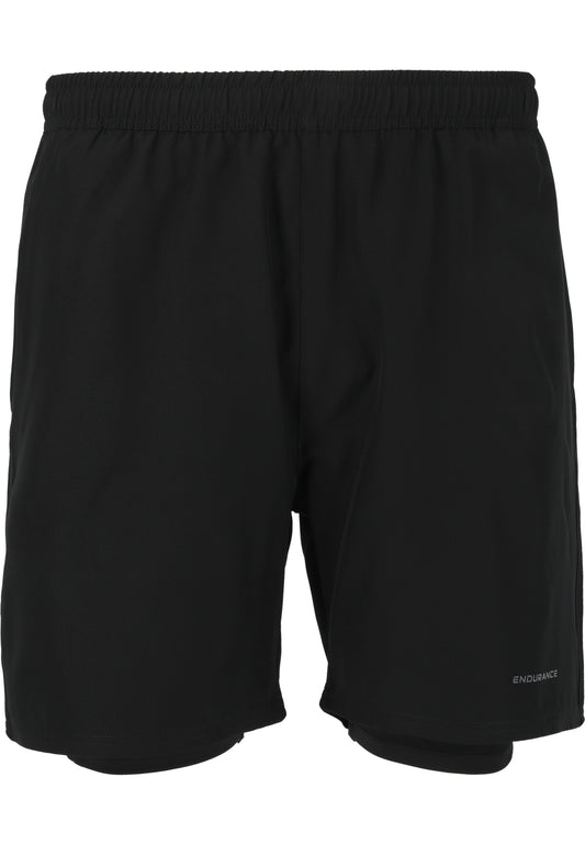 ENDURANCE MENS KROS 2IN1 SHORTS