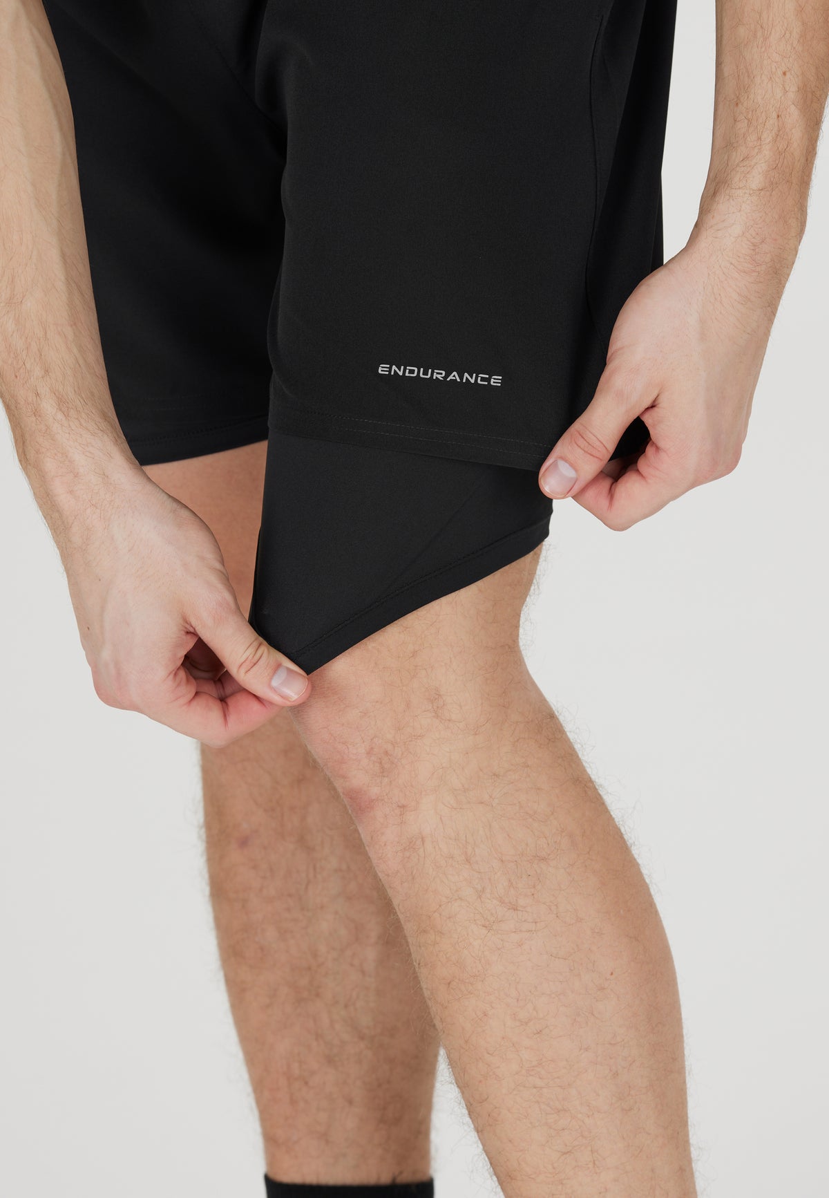 ENDURANCE MENS KROS 2IN1 SHORTS