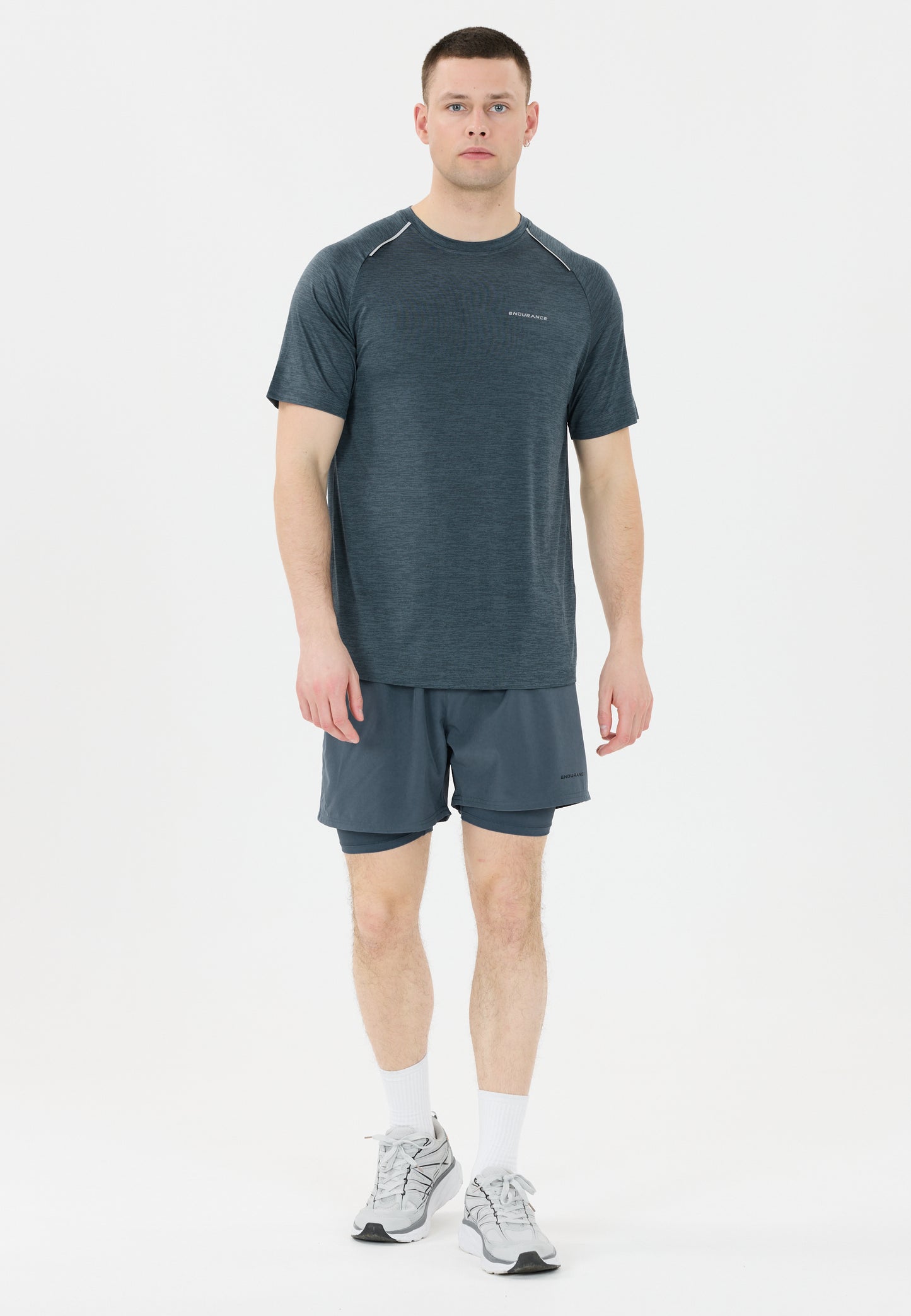 ENDURANCE MENS KROS 2IN1 SHORTS