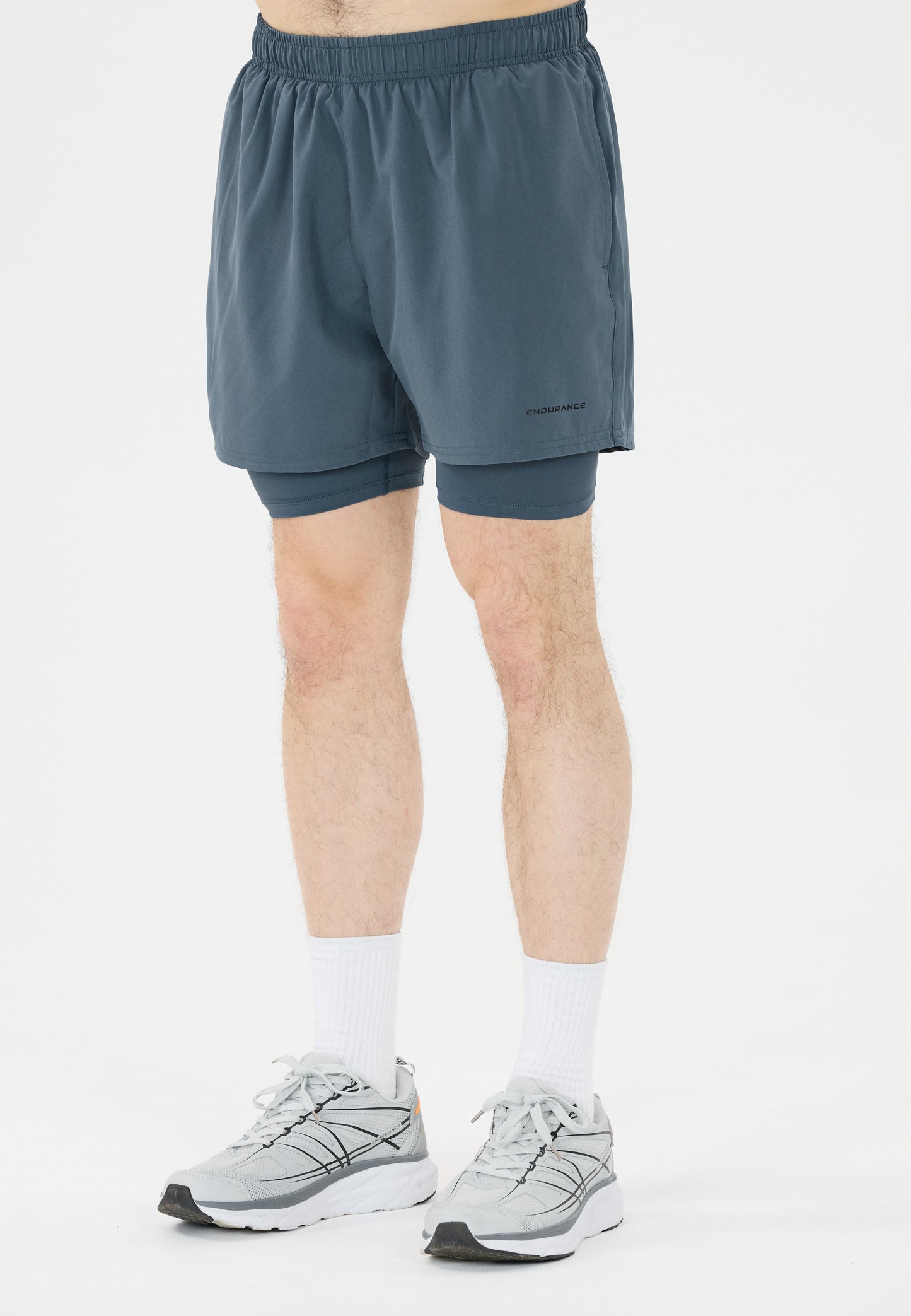 ENDURANCE MENS KROS 2IN1 SHORTS