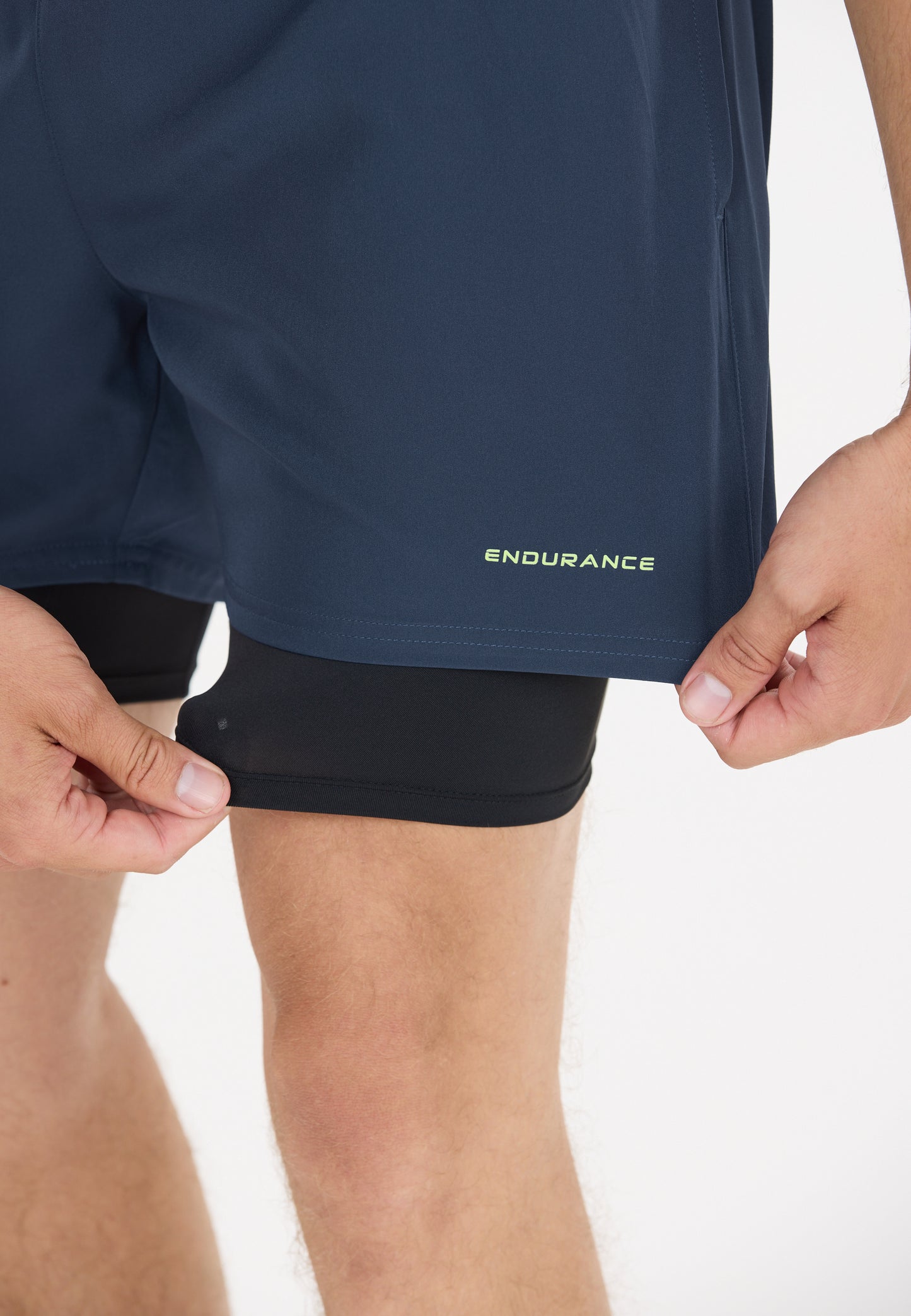ENDURANCE MENS KROS 2IN1 SHORTS
