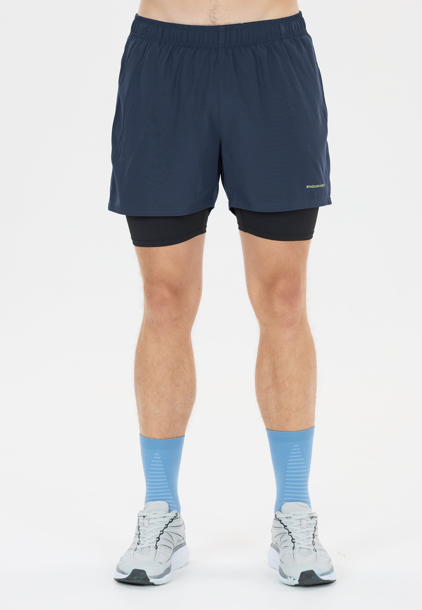 ENDURANCE MENS KROS 2IN1 SHORTS
