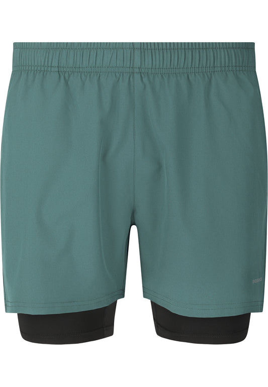 ENDURANCE MENS KROS 2IN1 SHORTS
